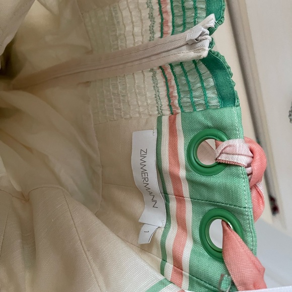 Zimmerman High Tide Eyelet Mini Dress with Sailboats - Picture 5 of 6